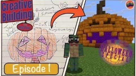 Building a NETHER PORTAL Jack-O-Lantern I DREW - Ep 1 - Creative Building with theTurt