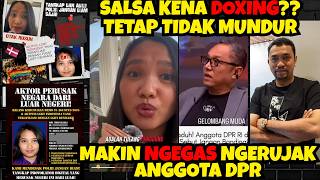Real Pawangnya DPR‼️Kena Doxing, Salsa Erwina Gak Takut⁉️Makin Ngegas Kritik DPR.