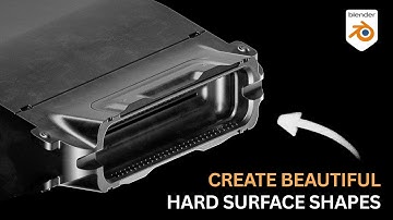how i create beautiful hard surface designs in Blender