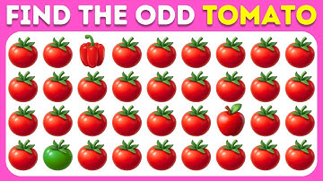 Find the ODD One Out - Vegetables Edition🍅🌽🥒 | Easy, Medium, Hard | Findq Quiz