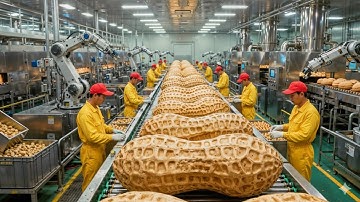 Inside Peanut Butter Factory: How We Make Perfect Crunchy Peanut Butter – Full Factory Tour