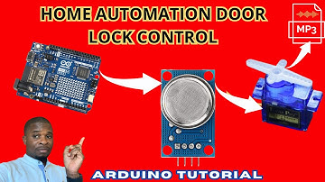 Arduino Tutorial: Smoke Detection System with Arduino Uno R4 WiFi, Servo Motor, and Voice Alert.