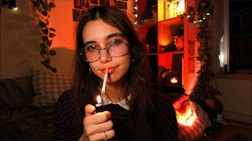 smoking in my room at night: going through a breakup & new room tour ♡