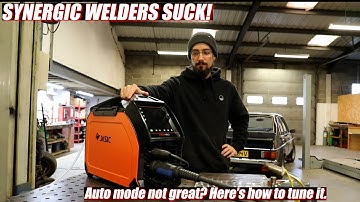How To Fine Tune Your Mig Welder Using Voltage Trim - Jasic Evo 160 Mig Synergic Setup