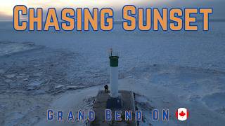 Grand Bend Sunset with Drone Footage!