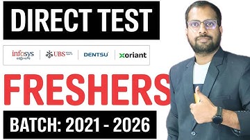 Direct Test UBS, Infosys EdgeVerve Biggest Mass Hiring Announced | 2021-2026 Apply Now