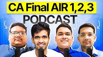I Asked CA Final AIR 1, 2, 3 How They Got A Rank! Here