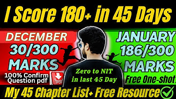 My 99 Percentile Reality Exposed 🤬- JEE Mains 2026| Last 45 Days Complete Roadmap✅| JEE Registration