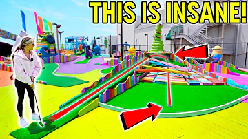 There Is No Other Mini Golf Course Like This! - Crazy Old School Course!