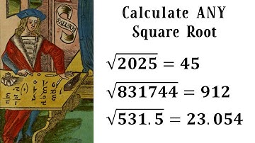 Calculate ANY Square Root, By Hand