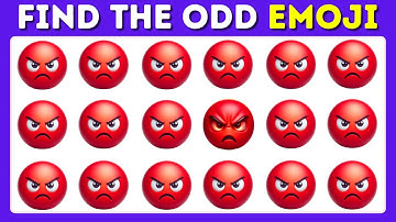 🔥 Can You Find the Odd Emoji Out? 😎 | Emoji Quiz Challenge
