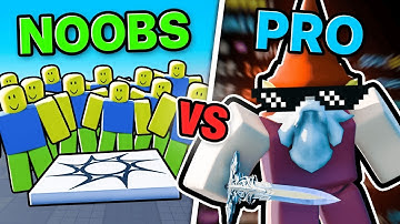 10 NOOBS vs 1 PRO-ontwikkelaar Maak een Roblox-game
