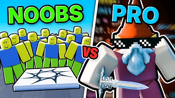 10 NOOBS vs 1 PRO-ontwikkelaar Maak een Roblox-game