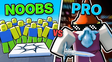 10 NOOBS vs 1 PRO-ontwikkelaar Maak een Roblox-game