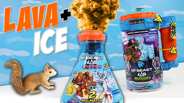 Mr Beast Lab SWARMS Lava and Ice Hybrids Mutators Walmart Exclusive Toy Collection Review