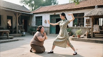 軟弱女孩被肥婆欺負，殊不知她是武學大師，一拳打倒所有人，一改憋屈人生！#cinderella #爽文 #年代  武学大师