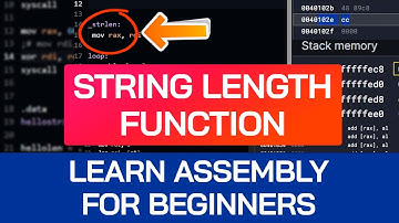 String Length Function | Assembly Tutorial for Beginners | x86-64 Architecture | Learn Programming