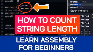 String Length Function | Assembly Tutorial for Beginners | x86-64 Architecture | Learn Programming