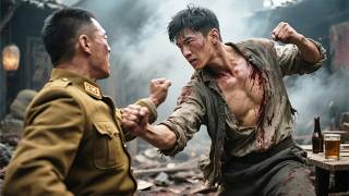 酒館殺神！小夥天生神力，一桌劈殺日寇軍官！🏹 抗日 | Kung Fu | 特種兵