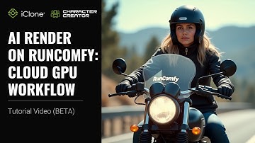 AI Render on RunComfy Cloud GPU Workflow | iClone & CC Tutorial