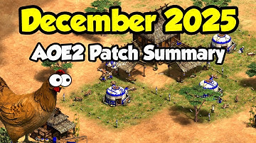 Summary of the December patch! (AoE2)