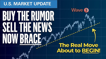 Buy the Rumor, Sell the News ... Now the Real Move! | Elliott Wave S&P500 VIX Technical Analysis
