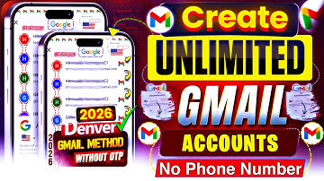 Unlimited Gmail Account Without Phone Verification | Unlimited Gmail Create Method 2025 Create Gmail