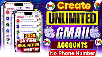 Unlimited Gmail Account Without Phone Verification | Unlimited Gmail Create Method 2025 Create Gmail