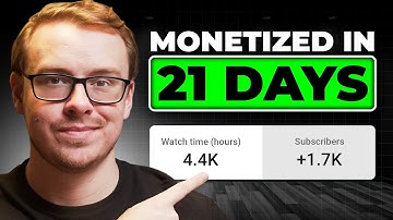 Monetized A YouTube Channel In ONLY 21 Days