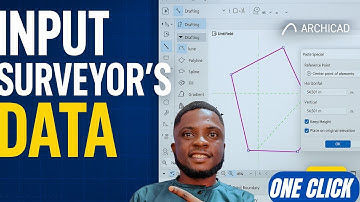 Input Survey Coordinates in ArchiCAD (Beginners)