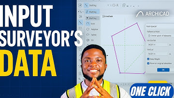 Input Survey Coordinates in ArchiCAD (Beginners)