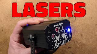 Inside a very interesting four laser aura unit