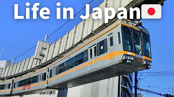 Life in Japan 🇯🇵, I rode a rollercoaster-like train, Shonan Monorail, Kamakura, Enoshima.