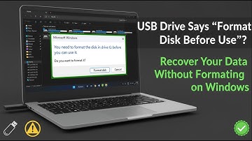 USB Drive Says Format Disk Before Use? Recover your Data Without Formatting on Windows (Paid Method)