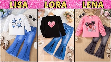 LISA Lora OR LENA 🌈❣️ (Fashion - Make A Choice) #lisa #lena #lisaandlena #lisaorlena #challenge