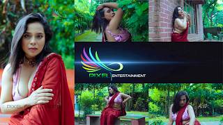 Saree Fashion 2024 | Bong Beauty Aritri in Red Saree | Pixel Entertainment