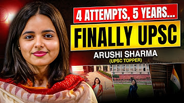 UPSC Failures, Watch this | Aarushi Sharma UPSC Topper | UPSC Motivation | Josh Talks #iasmotivation