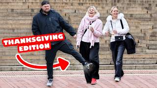 Funny FART Prank in NYC! That Gravy is CHUNKY!!