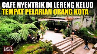 Bangun Cafe NYENTRIK di Kaki Gunung Kelud, Tempat Pelarian Orang Kota Cari Tenang