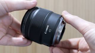 Canon RF 45mm f1.2 STM REVIEW first-looks
