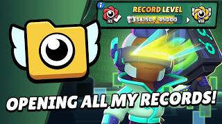 I OPENED ALL OF MY RECORDS!