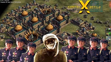 C&C Generals Contra X Beta 2 (1 VS 7 Insane AI, AAG Power)