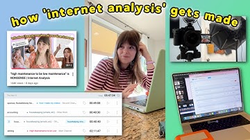 how I make my video essays (vlogging the whole messy process)
