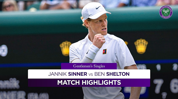 Sinner flies through | Jannik Sinner vs Ben Shelton | Highlights | Wimbledon 2025