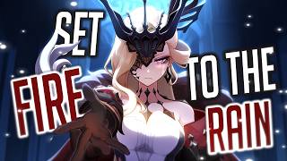 Nightcore - Set Fire To The Rain (Rock Version 2.0) (Lyrics)