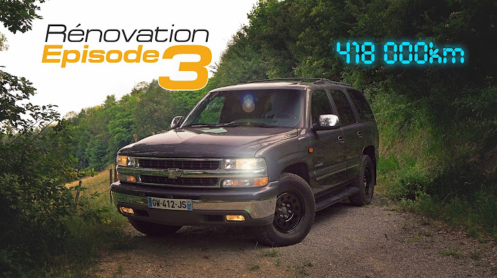 Chevrolet TAHOE "faiblement kilométré" - Rénovation épisode 3