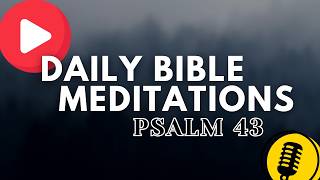 Praying through the Psalms | Psalm 43 | Daily Bible Meditation and Reflection