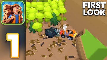 Lumber Legend - Walkthrough Gameplay Part 1 - Tutorial (Android)