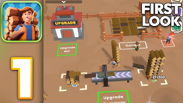 Lumber Legend - Walkthrough Gameplay Part 1 - Tutorial (Android)