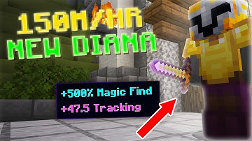 How Much Money Does MAX NEW Diana Make In Hypixel Skyblock